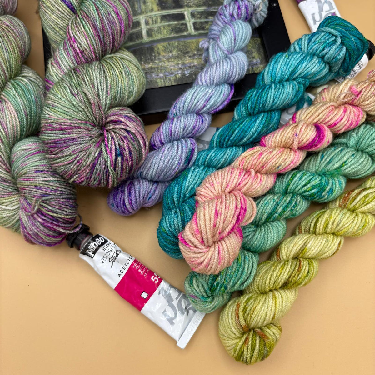 New Yarn - The Yarn Artist - Hand Dyed Yarn - Independently dyed in the UK suitable for knitting, crochet, weaving and many more craft projects.