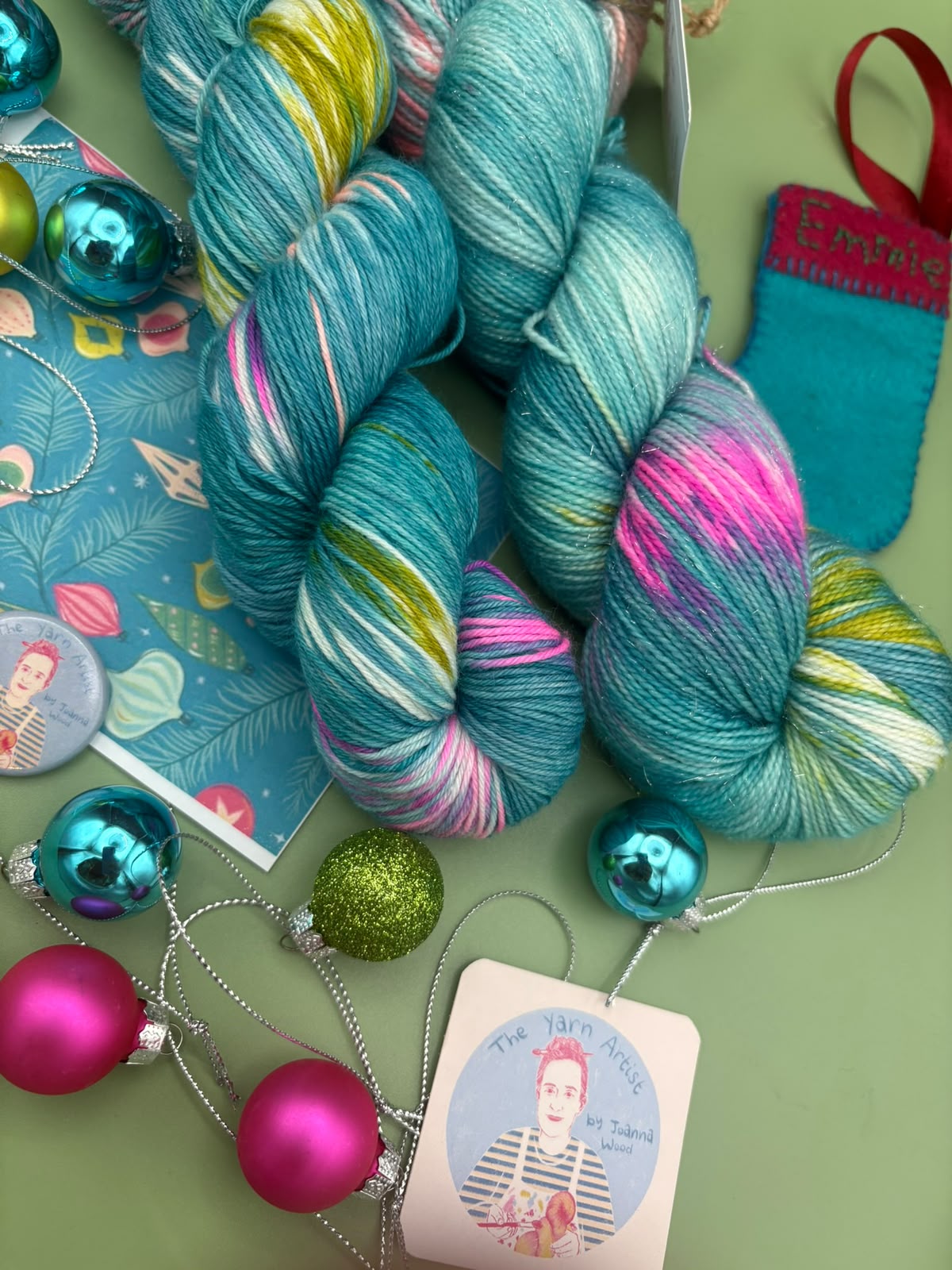 Christmas Collection - Superwash Merino DK, 4 Ply and Sparkle - Ready to ship