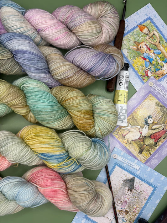 Children's Book Collection - 100g Skeins- Superwash Merino DK and 4 Ply - Ready to ship