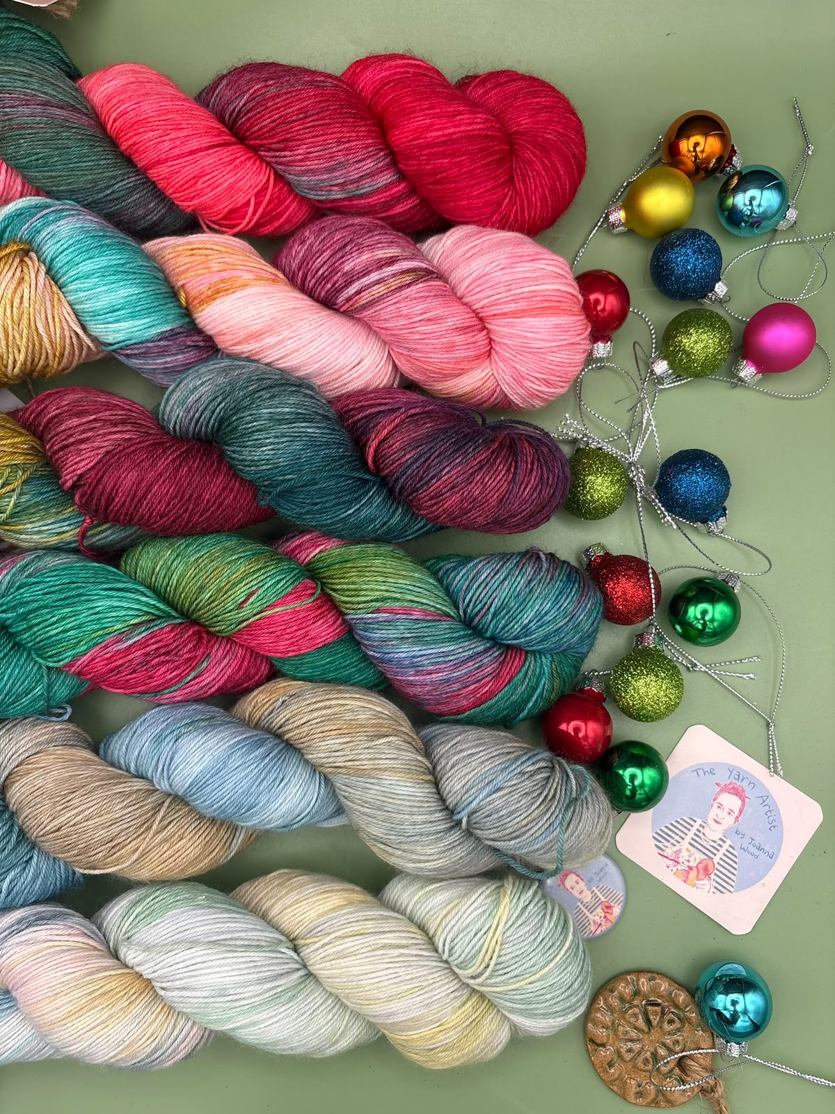 Christmas Collection - Superwash Merino DK, 4 Ply and Sparkle - Ready to ship
