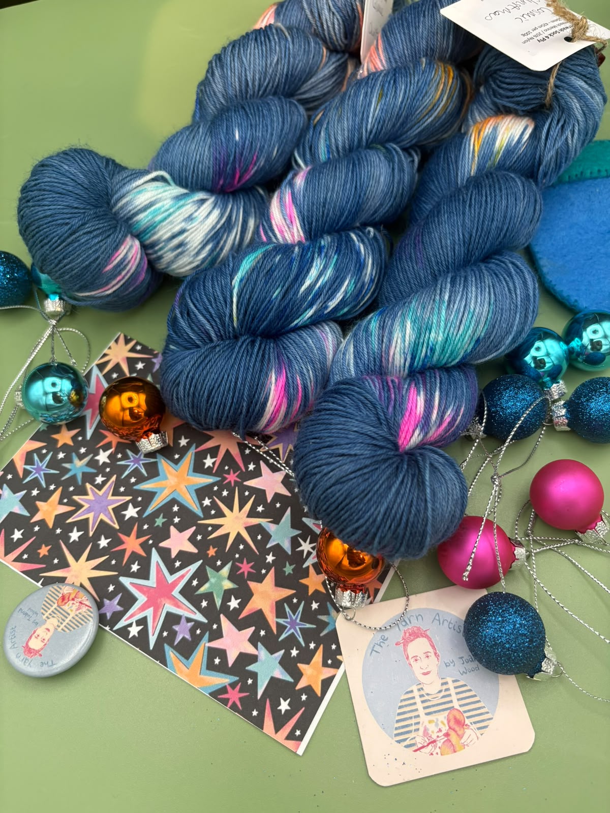 Christmas Collection - Superwash Merino DK, 4 Ply and Sparkle - Ready to ship