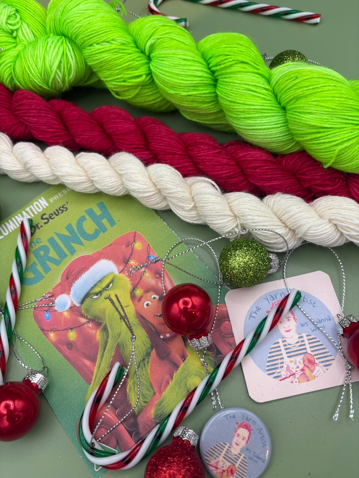 Christmas Collection - Superwash Merino DK, 4 Ply and Sparkle - Ready to ship