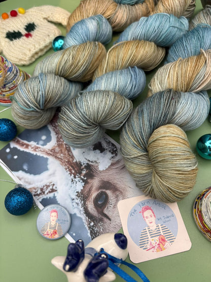 Christmas Collection - Superwash Merino DK, 4 Ply and Sparkle - Ready to ship