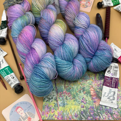 Monet Collection - 100g Skeins- Superwash Merino DK and 4 Ply - Ready to ship
