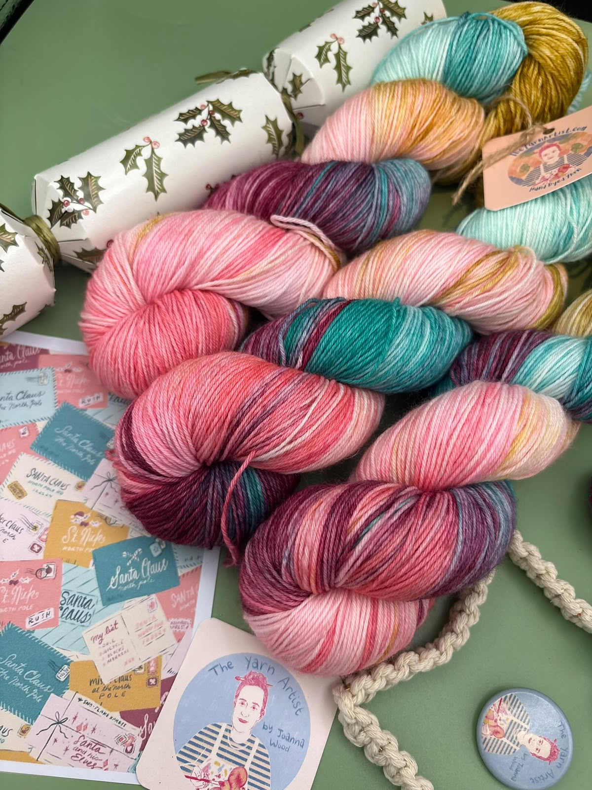 Christmas Collection - Superwash Merino DK, 4 Ply and Sparkle - Ready to ship