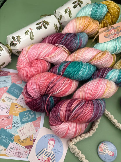 Christmas Collection - Superwash Merino DK, 4 Ply and Sparkle - Ready to ship