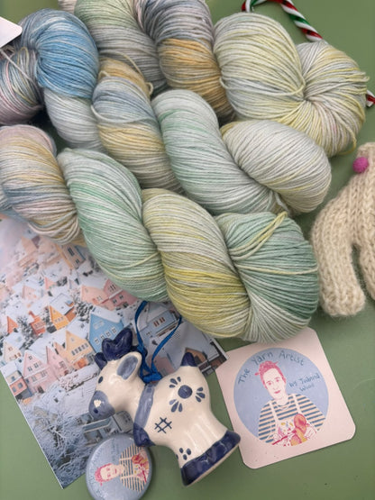 Christmas Collection - Superwash Merino DK, 4 Ply and Sparkle - Ready to ship