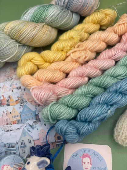 Christmas Collection - Superwash Merino DK, 4 Ply and Sparkle - Ready to ship