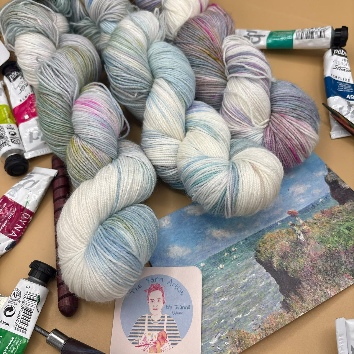 Monet Collection - 100g Skeins- Superwash Merino DK and 4 Ply - Ready to ship