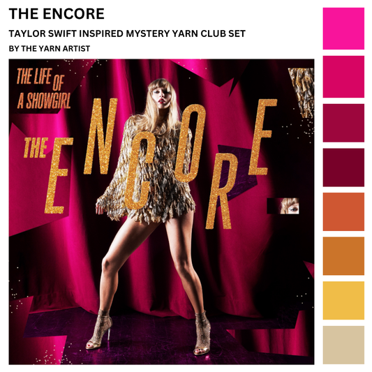 The Encore - Taylor Swift Inspired Mystery Yarn Club - 100g + 5x20g Skeins - Various Bases