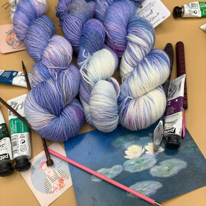 Monet Collection - 100g Skeins- Superwash Merino DK and 4 Ply - Ready to ship