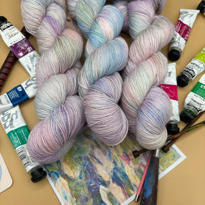 Monet Collection - 100g Skeins- Superwash Merino DK and 4 Ply - Ready to ship