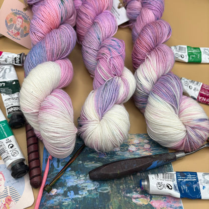Monet Collection - 100g Skeins- Superwash Merino DK and 4 Ply - Ready to ship