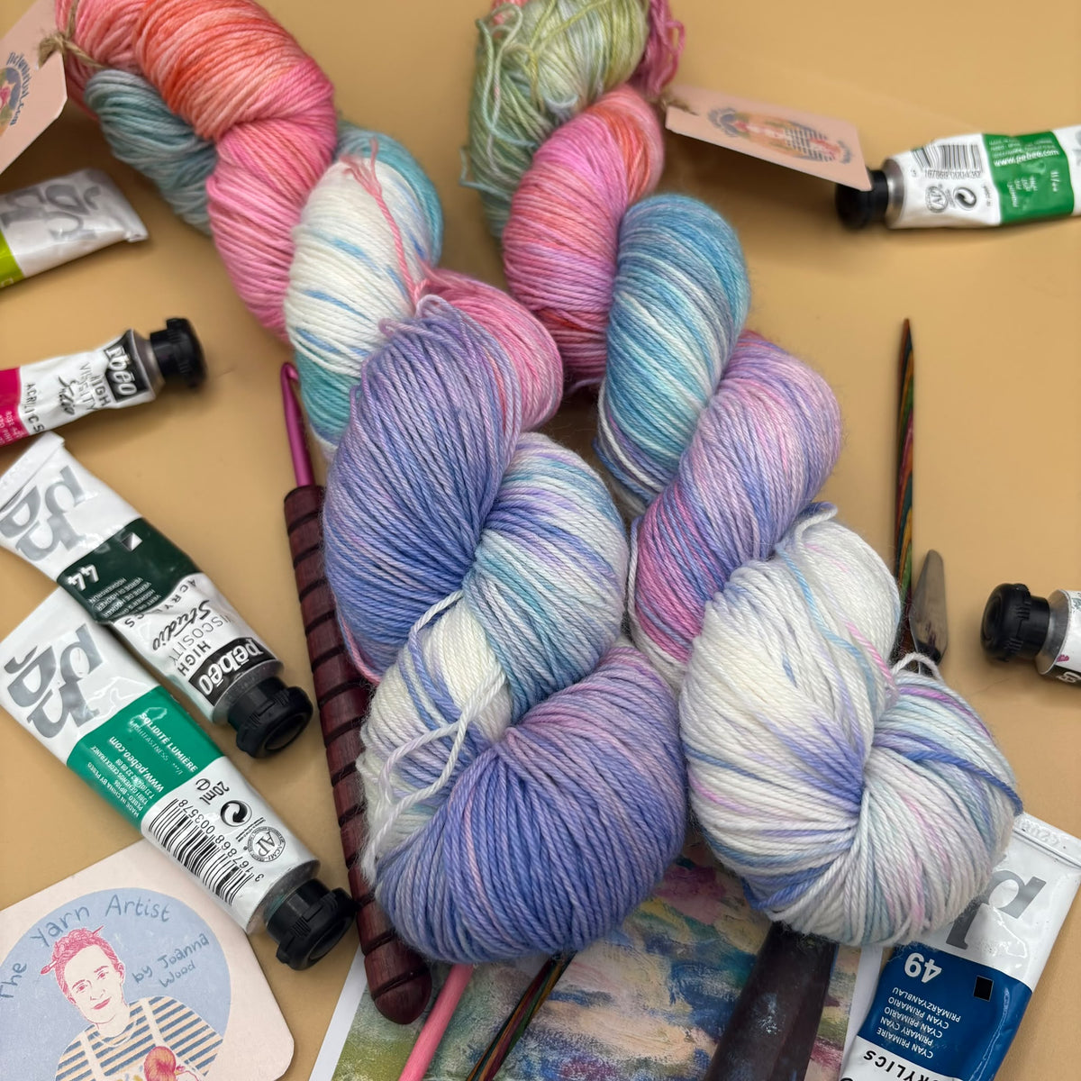 Monet Collection - 100g Skeins- Superwash Merino DK and 4 Ply - Ready to ship