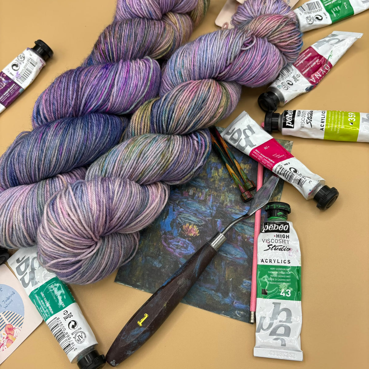 Monet Collection - 100g Skeins- Superwash Merino DK and 4 Ply - Ready to ship